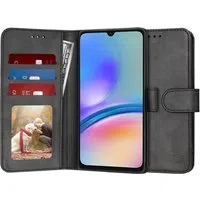 Custodia per Samsung Galaxy A05s A057, Techsuit, Diary Book, Nera — 3