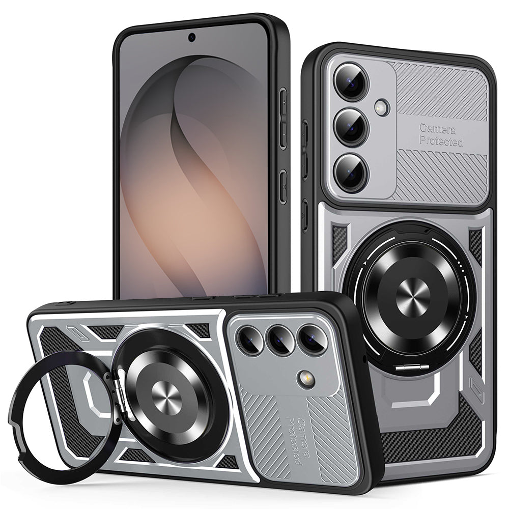 Techsuit Custodia per Samsung Galaxy S26 S942, Techsuit, RuggedCam, Grigio