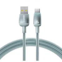 Cavo Dati e Ricarica USB-A - USB-C Baseus Discolor, 100W, 2m, Blu Verde E0420801 — 3