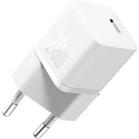 Caricatore di rete Baseus GaN GaN Mini 1C, 20W, 3A, 1 x USB-C, bianco CCGN050102 — 3