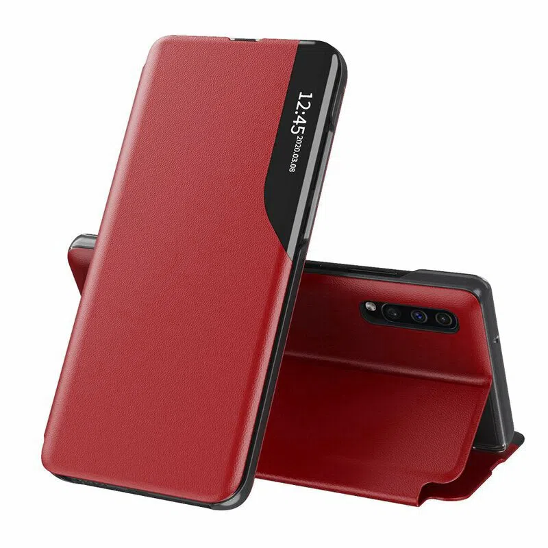 Custodia per Samsung Galaxy A50s A507 / A30s A307 / A50 A505, Techsuit, eFold, Rossa — 2