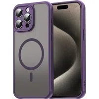 Custodia MagSafe per Apple iPhone 15 Pro Max, Techsuit, HaloFrost II, Viola — 3
