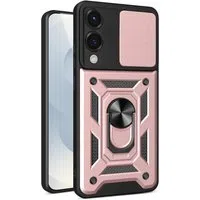 Custodia per Samsung Galaxy S25 Edge S937, Techsuit, CamShield, Rosa — 3