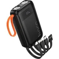 Batteria Esterna HOCO J151, 10000mAh, 10W, 1 x Lightning - 1 x microUSB - 1 x USB-A - 1 x USB-C, Nera — 3