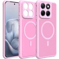 Custodia MagSafe per Motorola Edge 70 Fusion, Techsuit, HaloFrost II, Rosa — 3
