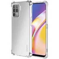 Custodia per Oppo A94 / Reno5 Lite, Techsuit, Shockproof Clear, Trasparente — 3