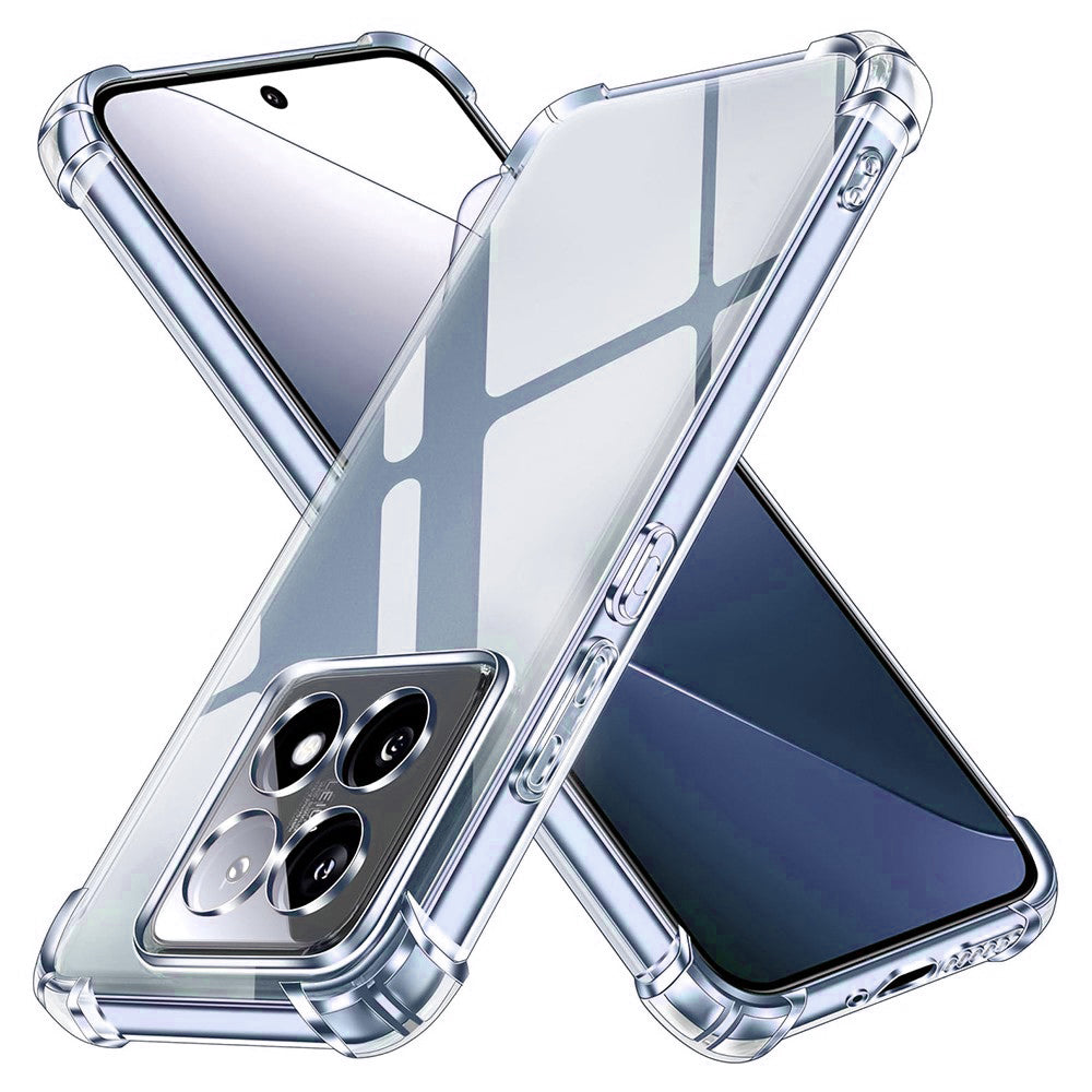 Techsuit Custodia per Xiaomi 14T Pro, Techsuit, Shockproof Clear, Trasparente