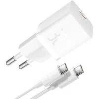 Baseus GaN5S Caricatore di rete con cavo USB-C GaN5S, 30W, 3A, 1 x USB-C, bianco P1011090902213-00 — 3