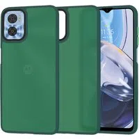 Custodia per Motorola Moto E22i / E22, Techsuit, HaloFrost, Verde — 3