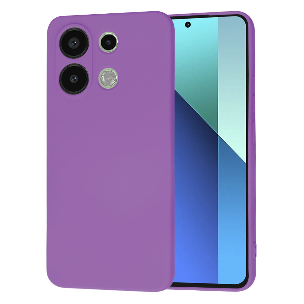 Custodia per Xiaomi Redmi Note 13 4G, Techsuit, SoftFlex, Viola