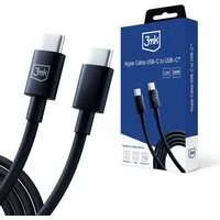Cavo Dati e Ricarica USB-C - USB-C 3MK Hyper, 100W, 1.2m, Nero — 3