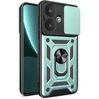 Custodia per Xiaomi Redmi 13C 5G, Techsuit, CamShield, Verde — 3