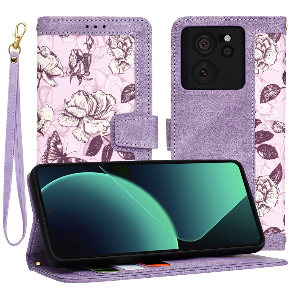 Techsuit Custodia per Xiaomi 13T Pro / 13T, Techsuit, FlipCraft, Viola