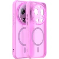 Custodia MagSafe per Xiaomi 17 Ultra, Techsuit, HaloFrost II, Rosa — 3