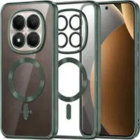 Custodia MagSafe per Xiaomi Poco M8 Pro / Redmi Note 15 Pro+ 5G, Techsuit, Luxury Crystal, Verde Scuro — 3