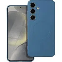 Custodia MagSafe per Samsung Galaxy S25 FE, OEM, Silicone, Blu — 3