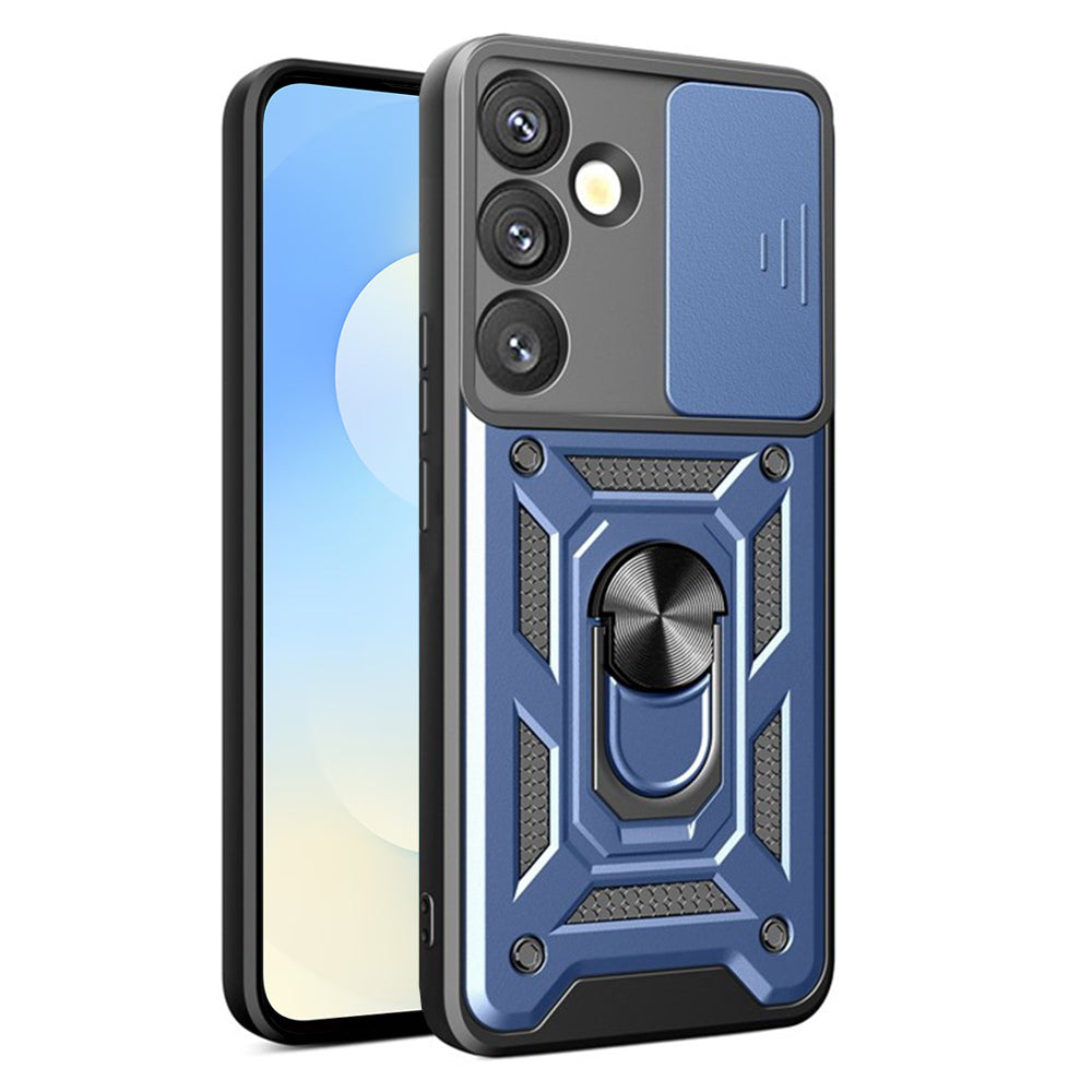 Techsuit Custodia per Samsung Galaxy S26 Plus S947, Techsuit, CamShield, Blu