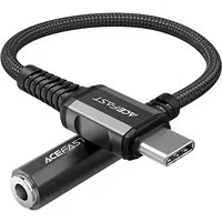 Adattatore Audio USB-C - 3.5mm Acefast C1-07, Nero — 3