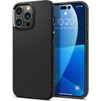 Custodia per Apple iPhone 14 Pro, Spigen, Liquid Air, Nero Opaco ACS04957 — 3