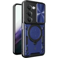 Custodia per Xiaomi Redmi 15 5G / 15 4G, Techsuit, CamGuard Pro, Blu — 3