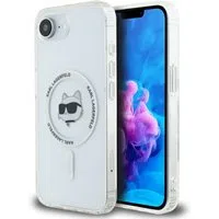 Custodia MagSafe per Apple iPhone 17e / 16e, Karl Lagerfeld, IML Choupette's Head, Bianca — 3