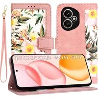 Custodia per Honor 400, Techsuit, FlipCraft, Rosa — 3