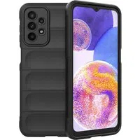 Custodia per Samsung Galaxy A23 5G A236 / A23 A235, Techsuit, Magic Shield, Nera — 3