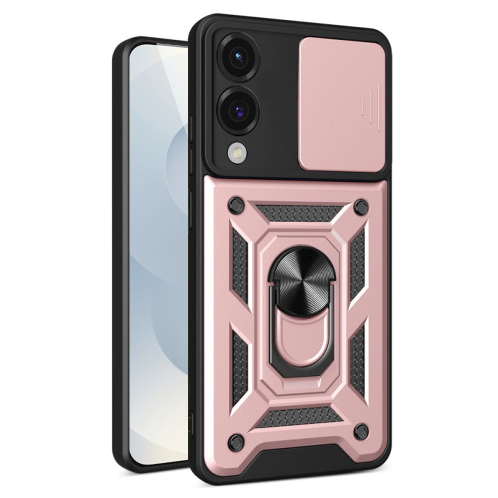 Techsuit Custodia per Samsung Galaxy S25 Edge S937, Techsuit, CamShield, Rosa