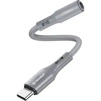 Adattatore Audio USB-C - 3.5mm Techsuit AC1 SoundFlex, Grigio — 3