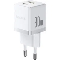 Caricabatterie Rete Baseus Palm, 30W, 3A, 1 x USB-A - 1 x USB-C, Bianco P1011160A213-00 — 3