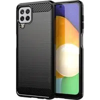 Custodia per Samsung Galaxy A22 A225, OEM, Carbonio, Nera — 3