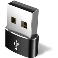 Adattatore Dati e Ricarica USB-C - USB-A Techsuit, Nero — 3