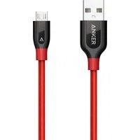 Cavo Dati e Ricarica USB-A - microUSB Anker PowerLine+, 18W, 0.91m, Rosso A8142G91 — 3