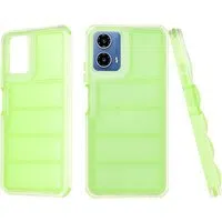 Custodia per Motorola Moto G45 / G34, Techsuit, Wave Shield, Verde — 3