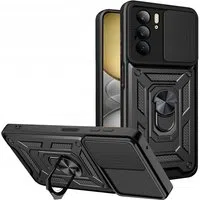 Custodia per Realme C75 5G / 14x, Techsuit, CamShield, Nera — 3