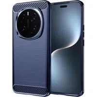 Custodia per Honor Magic7 Pro, Techsuit, Carbonio, Blu — 3