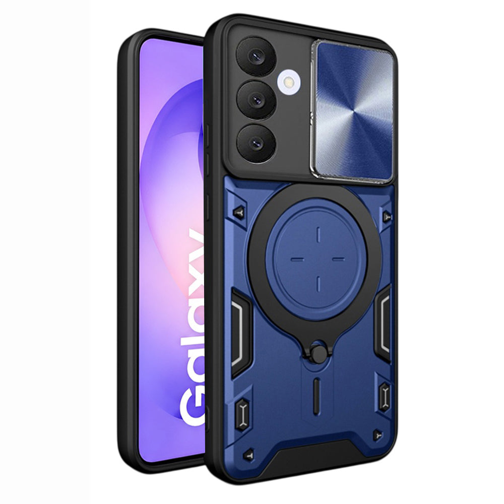 Techsuit Custodia per Samsung Galaxy S26 FE / S25 FE, Techsuit, CamGuard Pro, Blu