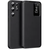 Custodia per Samsung Galaxy S25 Ultra S938, Techsuit, SmartView, Nera — 3