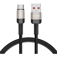 Cavo Dati e Ricarica USB-A - USB-C Tech-Protect Ultraboost EVO, 100W, 1m, Argento — 3