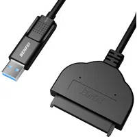 Cavo SATA Benfei, USB-A 3.0 / USB-C - SATA III, 0,27m, Nero — 3