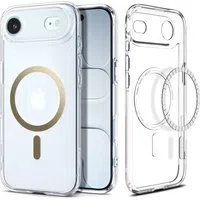 Custodia MagSafe per Apple iPhone 17 Air, Spigen, Ultra Hybrid, Oro Trasparente ACS10315 — 3