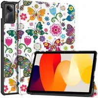 Custodia per Xiaomi Redmi Pad SE, Techsuit, FoldPro Butterfly, Multicolore — 3