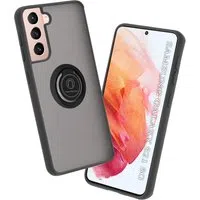 Custodia per Samsung Galaxy S21 5G G991, Techsuit, Glinth, Nera — 3