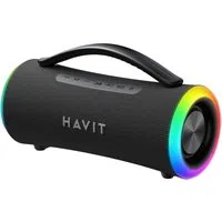 Cassa Portatile Bluetooth HAVIT SK834BT, 2 x 5W, RGB, Impermeabile, Nera — 3
