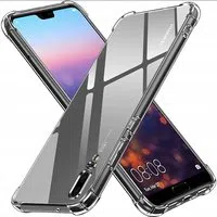 Custodia per Huawei P20, Techsuit, Shockproof Clear, Trasparente — 3