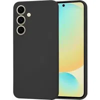Custodia per Samsung Galaxy S24 FE S721, Techsuit, SoftFlex, Nera — 3