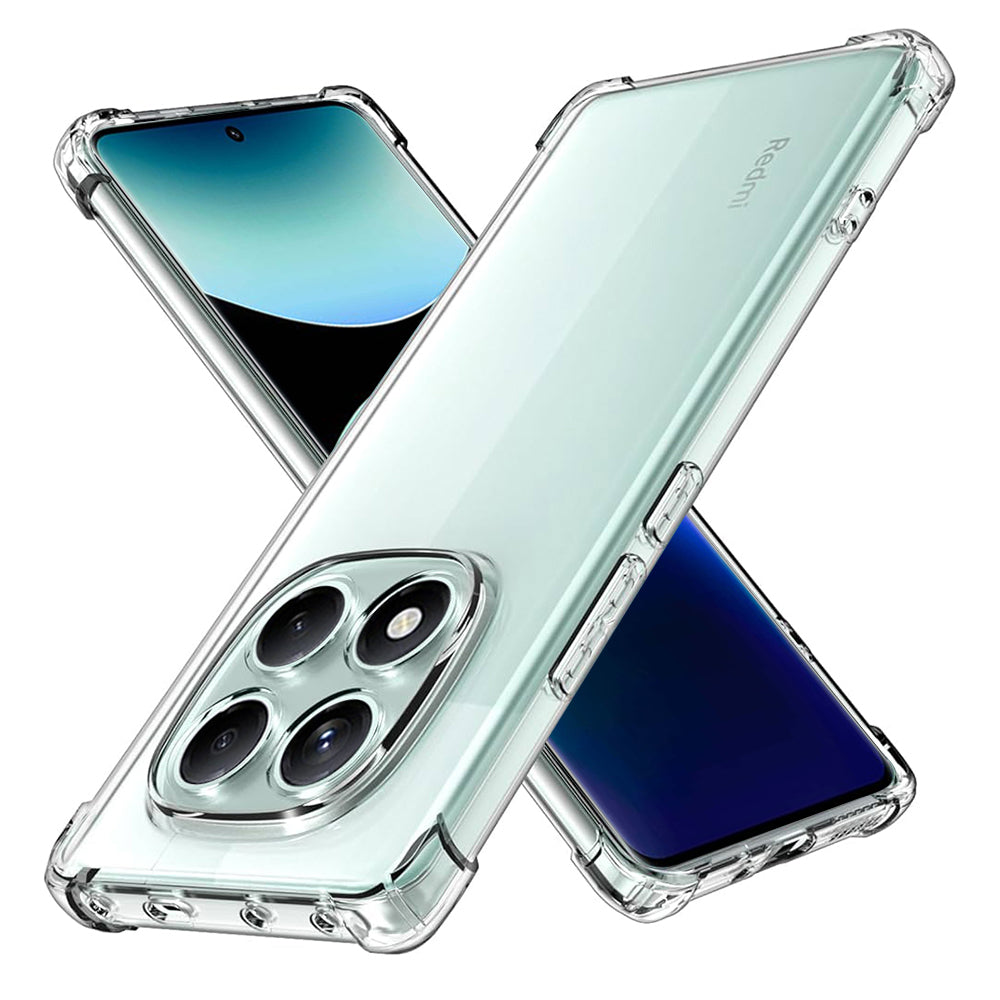 Custodia per Xiaomi Redmi Note 14 Pro 4G, Techsuit, Shockproof Clear, Trasparente