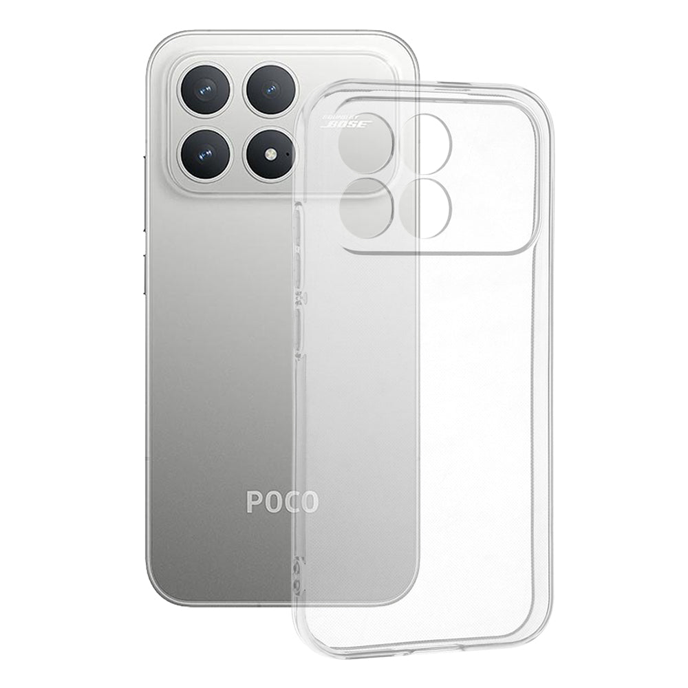 Techsuit Custodia per Xiaomi Poco F8 Pro, Techsuit, Clear, Trasparente