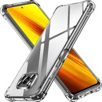 Custodia per Xiaomi Poco X3 Pro / X3 NFC / X3, Techsuit, Shockproof Clear, Trasparente — 3