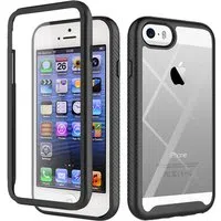 Custodia per Apple iPhone SE (2016) / 5 / 5s, Techsuit, Defense360 Pro, Nera — 3